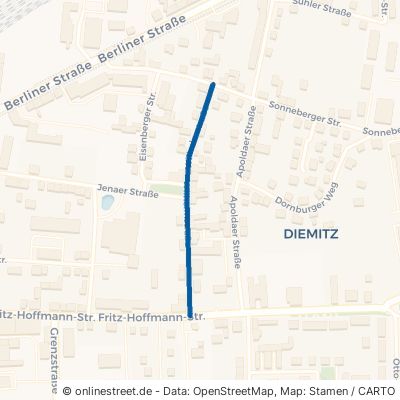 Wilhelmstraße Halle (Saale) Diemitz 