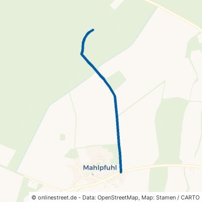 Schönwalder Weg Tangerhütte Mahlpfuhl 