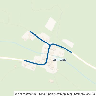 Zitterser Dorfstraße Schleid Zitters 