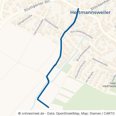 Wiesentalstraße Winnenden Hertmannsweiler 