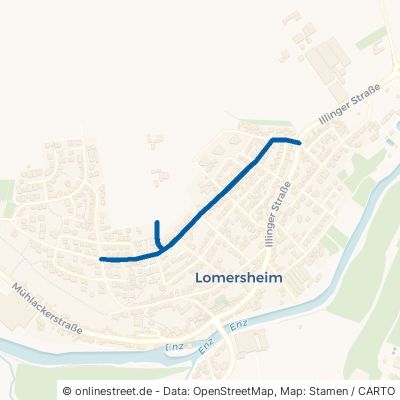 Wolfgangweg Mühlacker Lomersheim 
