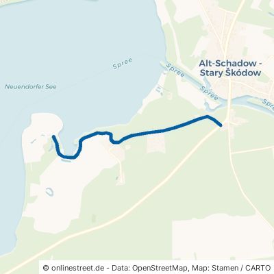 Raatschweg Märkische Heide Alt-Schadow 