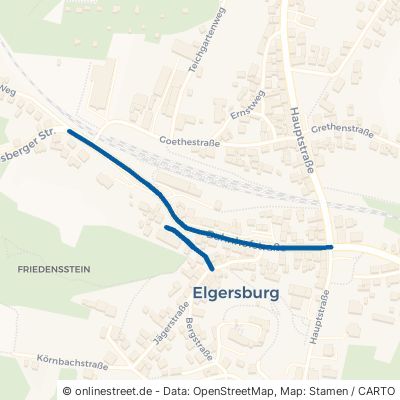 Bahnhofstraße Elgersburg 