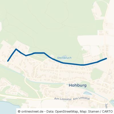 Waldweg Lossatal Hohburg 