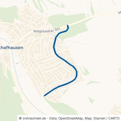 Hohenzollernstraße Weil der Stadt Schafhausen 