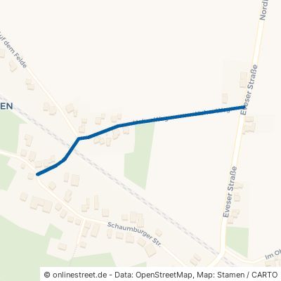 Hoher Weg Bückeburg Evesen 