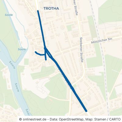 Trothaer Straße Halle (Saale) Trotha 