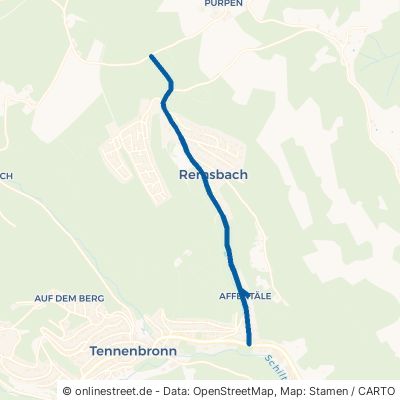 Affentälestraße Schramberg Tennenbronn 