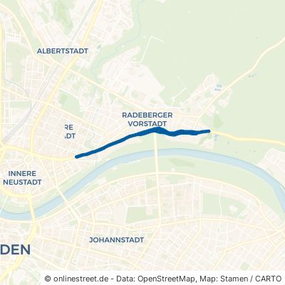 Bautzner Straße Dresden Äußere Neustadt 