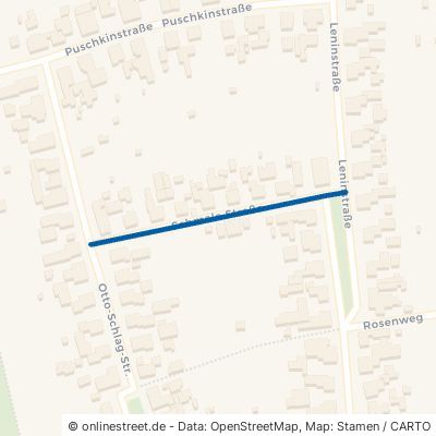 Schmale Straße Lauchhammer 