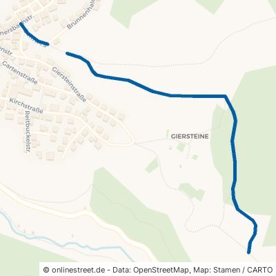 Gernweg Forbach Bermersbach 