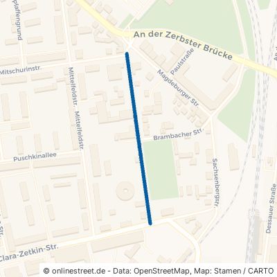 Bernsdorfer Straße Dessau-Roßlau Roßlau 