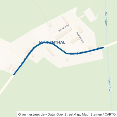 Borkener Straße Viereck Marienthal 