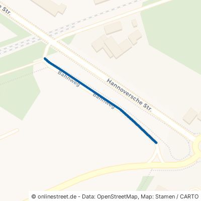 Bahnweg Nienburg Langendamm 