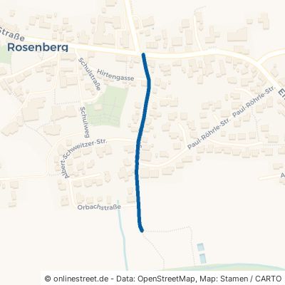 Bergstraße Rosenberg 