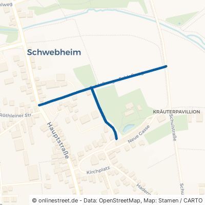 Schloßweg Schwebheim Aschenhof 
