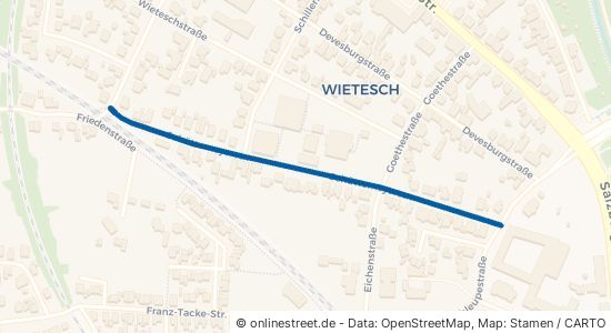 Schüttemeyerstraße Rheine Wietesch/Schleupe 