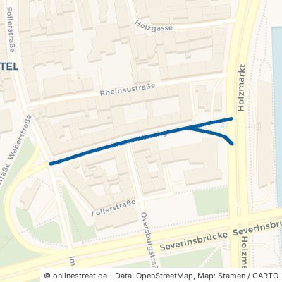Kleine Witschgasse 50676 Köln Altstadt-Süd Innenstadt