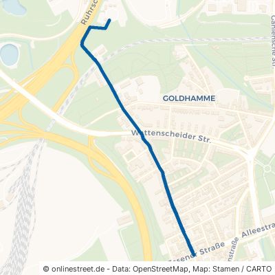 Goldhammer Straße Bochum Hamme 