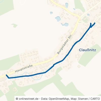 Dorfstraße Claußnitz Markersdorf 