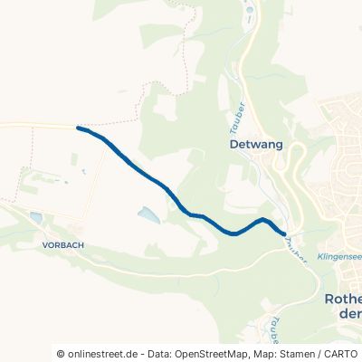 Reutsächser Steige Rothenburg ob der Tauber Detwang 
