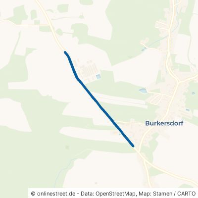 Zinnwalder Straße Frauenstein Burkersdorf 