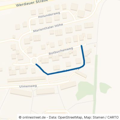 Weißdornweg Zwickau Marienthal 