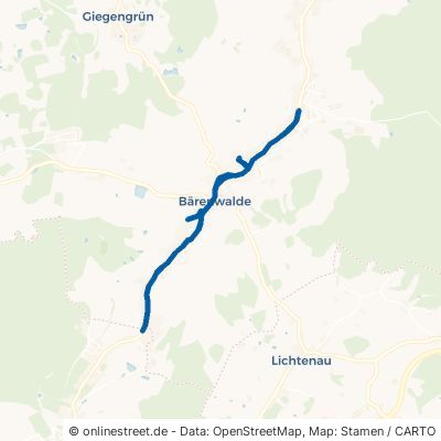 Auerbacher Straße Crinitzberg Bärenwalde 