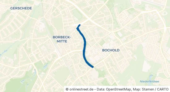Otto-Brenner-Straße Essen Borbeck-Mitte Stadtbezirke IV