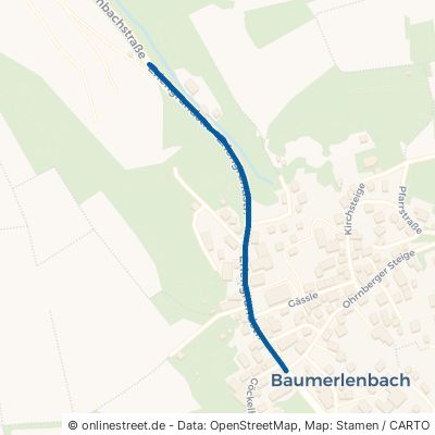 Erlengrundstraße Öhringen Baumerlenbach 