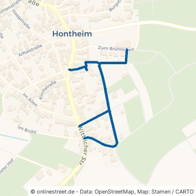 Gartenstraße Hontheim 