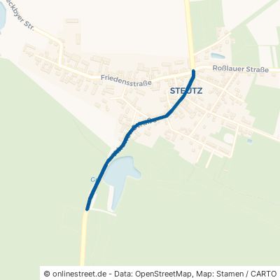 Akener Straße Zerbst Steutz 