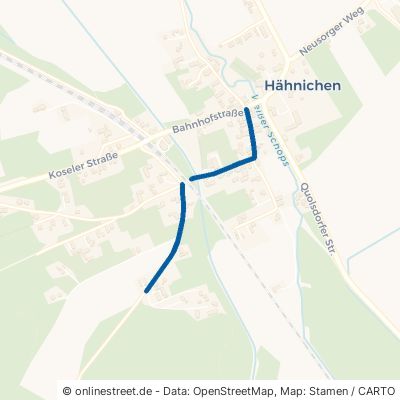 Trebuser Straße Hähnichen 