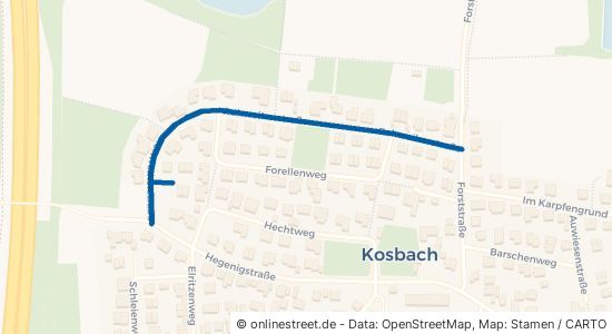Rehweiherstraße Erlangen Kosbach 