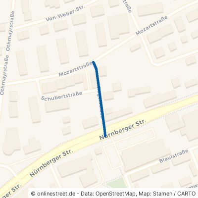 Regerstraße Ansbach Kammerforst 