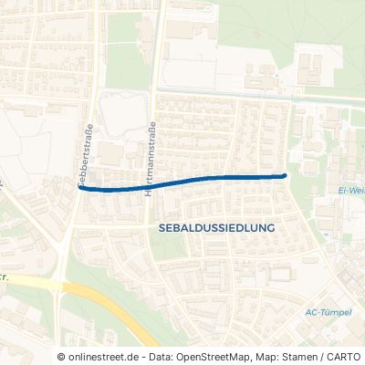 Gleiwitzer Straße Erlangen Sebaldussiedlung 