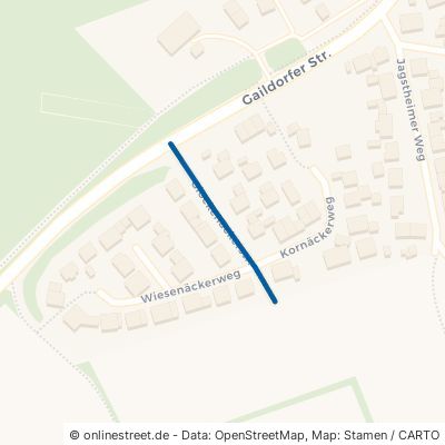 Glockenäckerstraße Crailsheim 