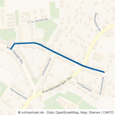 Eichendorffstraße Chemnitz Ebersdorf 