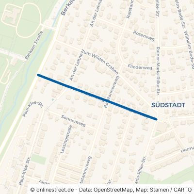 Hoher Weg Weimar Südstadt 
