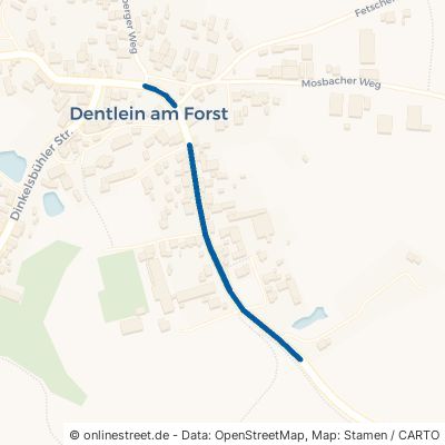 Großohrenbronner Straße Dentlein am Forst Dentlein 