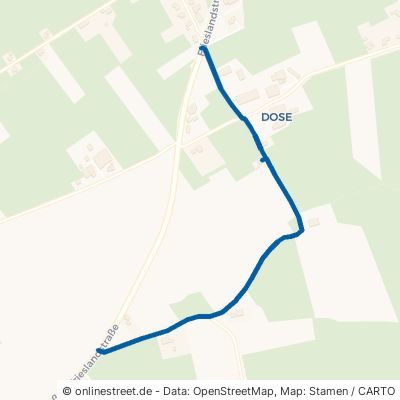 Dorber Weg Friedeburg Dose 