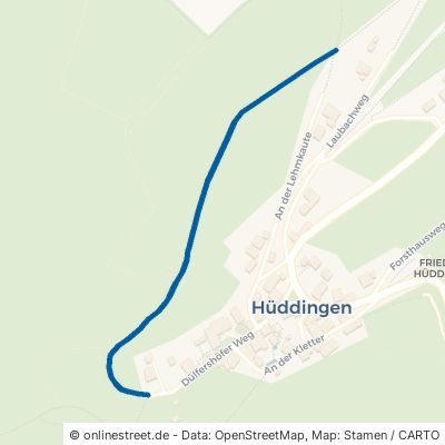 Höhenweg Bad Wildungen Hüddingen 