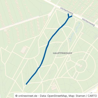 Hauptweg Links Karlsruhe Oststadt Nördlicher Teil 