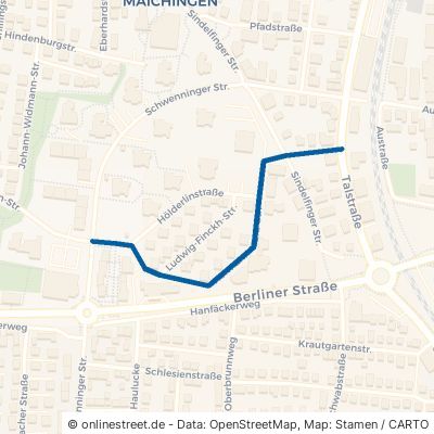 Hermann-Kurz-Straße Sindelfingen Maichingen 