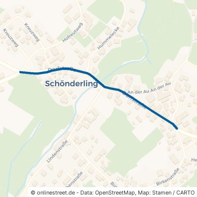 Dorfstraße Schondra Schönderling 