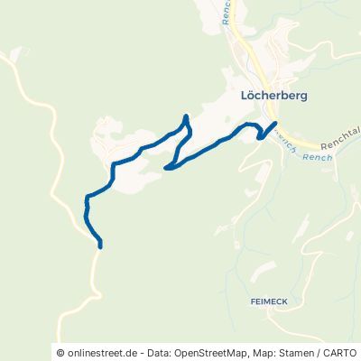 Löcherwasenstraße Oppenau Ibach 