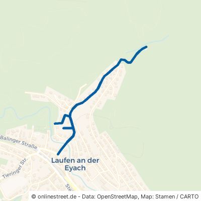 Steinbergstraße Albstadt Laufen 
