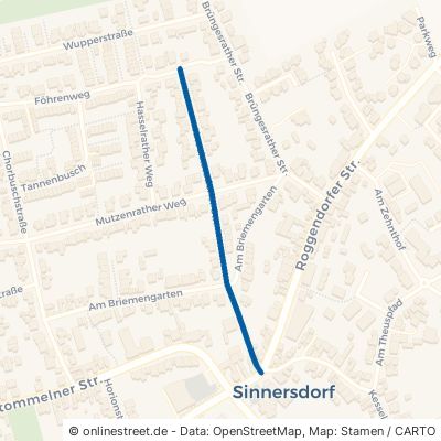 Knechtstedener Straße Pulheim Sinnersdorf 