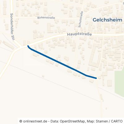 Bahnhofstraße Gelchsheim Sonderhofen 