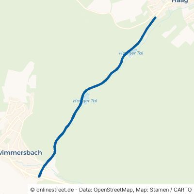 Haager Straße Lobbach Waldwimmersbach 